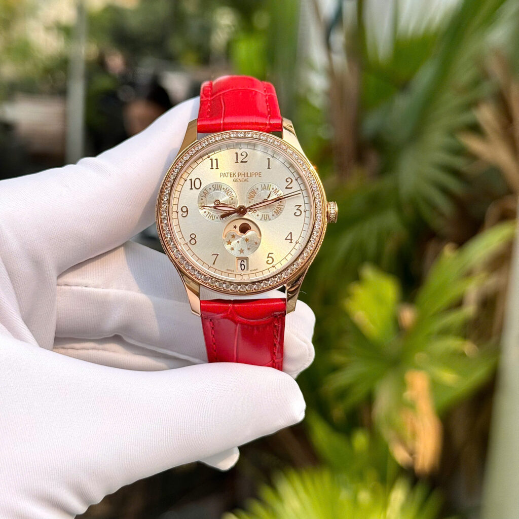 Đồng Hồ Patek Philippe Fake 11 Complications 4947G dây da màu đỏ 38mm (2)