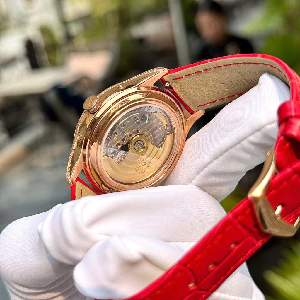 Đồng Hồ Patek Philippe Fake 11 Complications 4947G dây da màu đỏ 38mm (2)