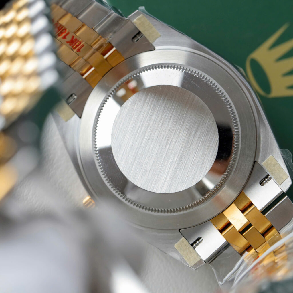 Đồng Hồ Rolex DateJust Nam Mặt Vàng Champagne Chế Tác Bọc Vàng Xưởng GM 41mm (2)