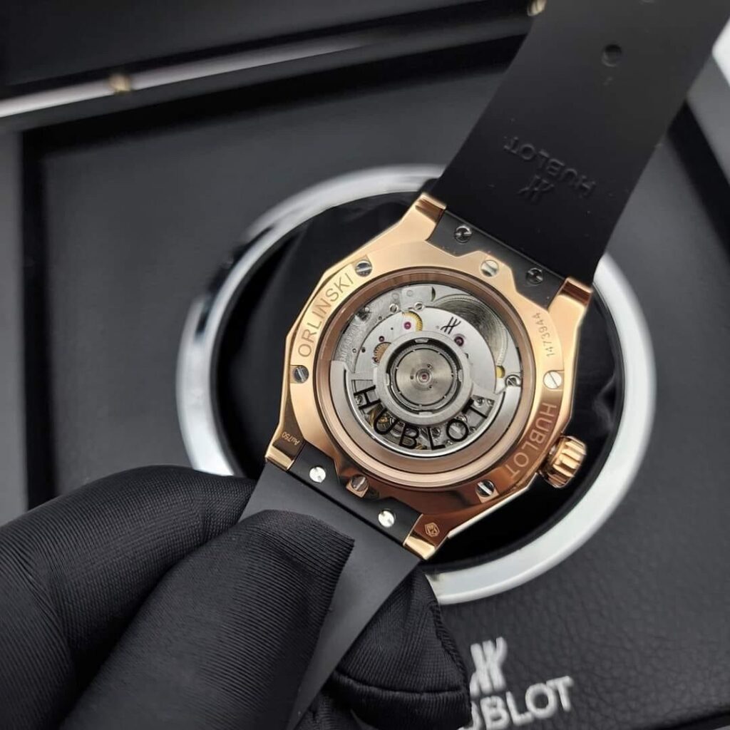 Đồng hồ Hublot Orlinski King Gold Rep 11 cao cấp nhà máy HB 40mm (2)