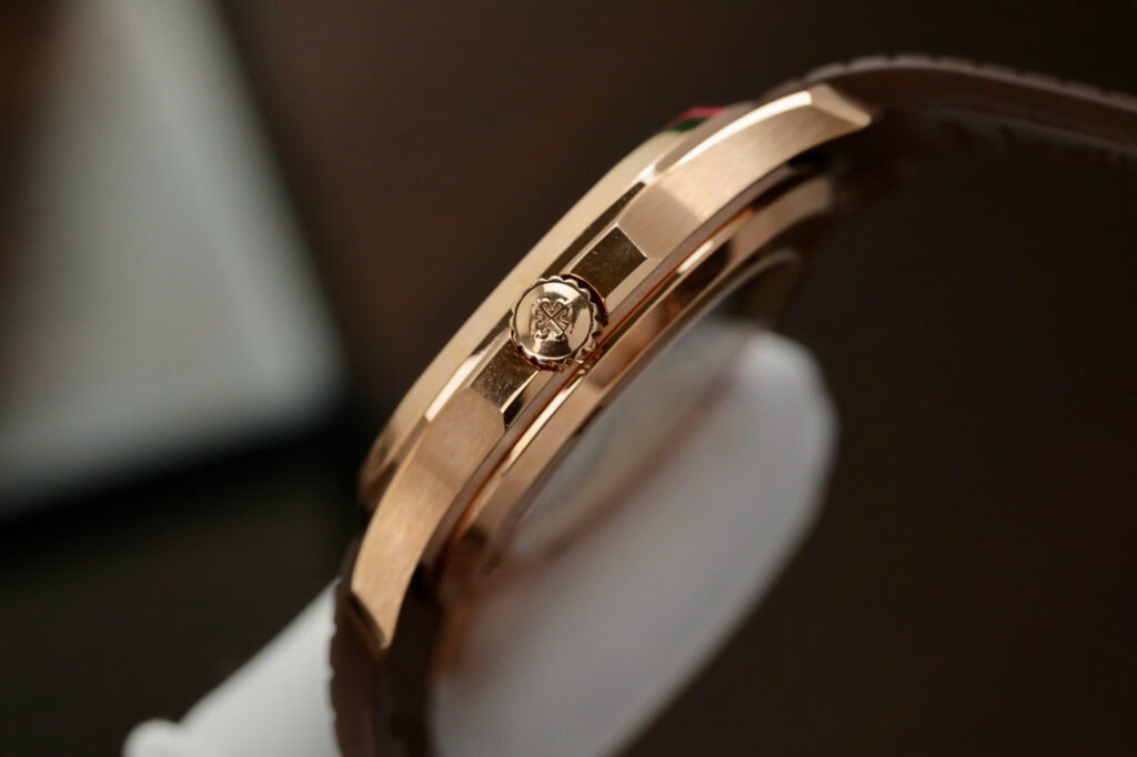 Đồng hồ Patek Philippe Aquanaut 5167 Fake 11 màu nâu dây cao su 40mm (2)