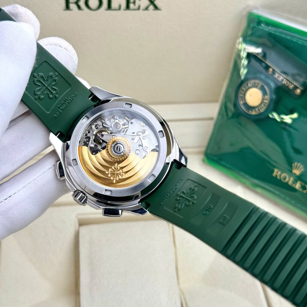 Đồng hồ nam Patek Philippe Aquanaut 5968G Rep 11 màu xanh lá cây 42 (2)