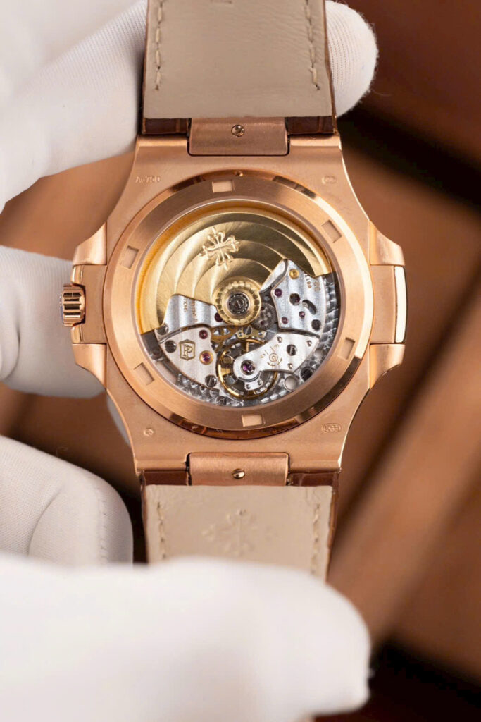 Đồng hồ Patek Philippe Nautilus 5711 mặt xám Replica 11 mạ vàng hồng máy khắc nhà máy BBF 40mm (2)