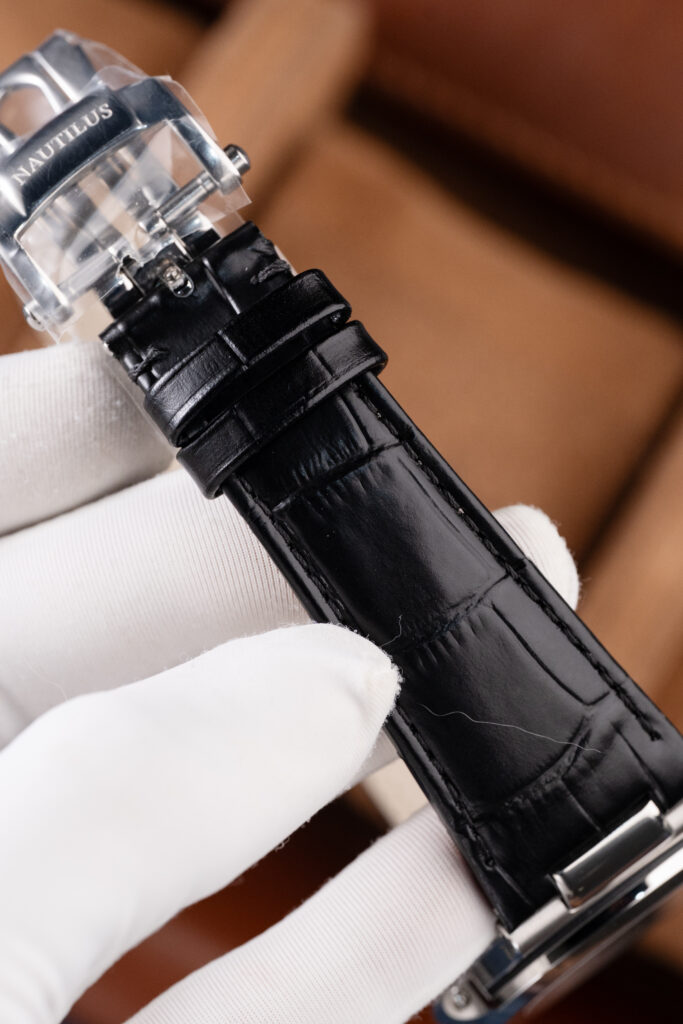 Đồng hồ Patek Philippe Nautilus 5711 mặt xám dây da chế tác máy khắc xưởng BBF 40mm (2)