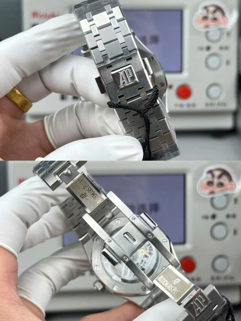 Đồng hồ Audemars Piguet Rep cao cấp Royal Oak Jumbo Extra-thin 16202 mặt số grained tuscan 39mm (2)