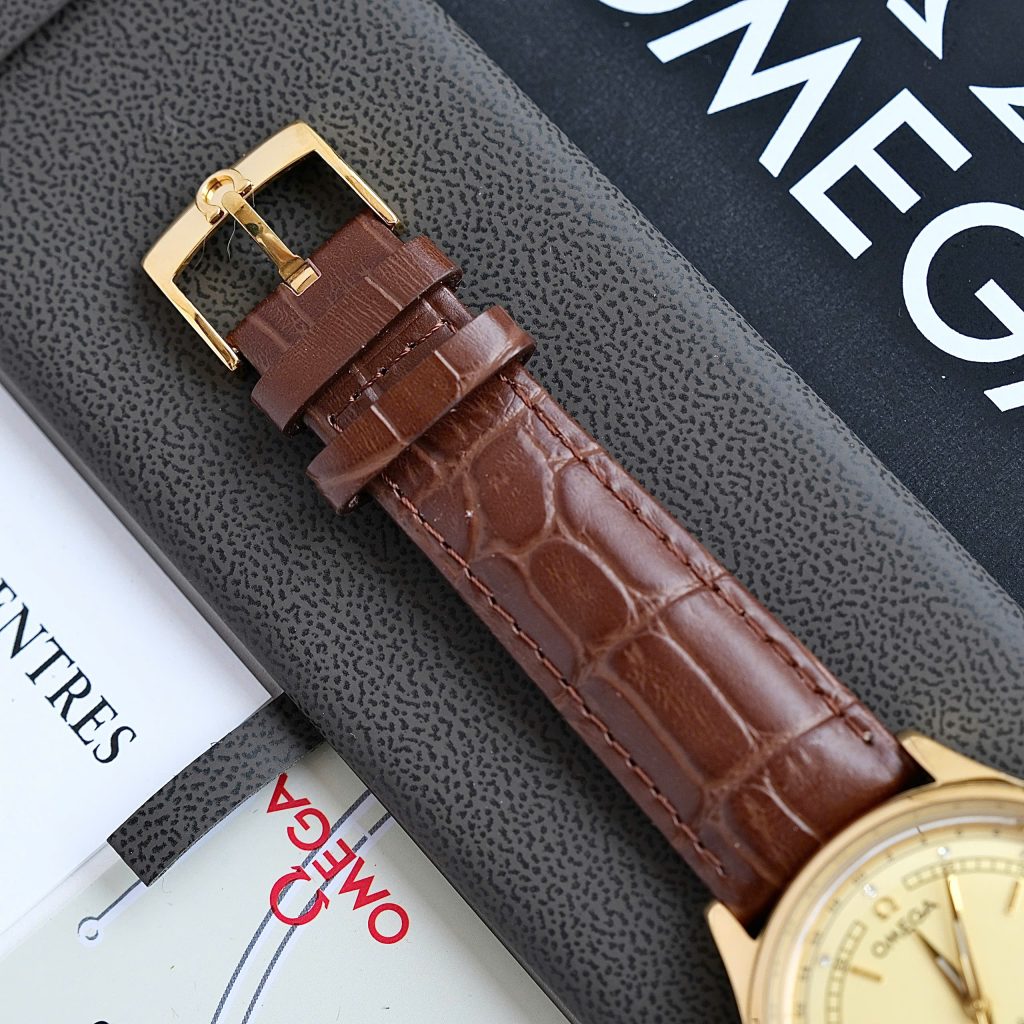 Đồng hồ Omega Constellation Co-Axial Chronometer Fake 11 mặt vàng máy cơ Nhật 40mm (2)