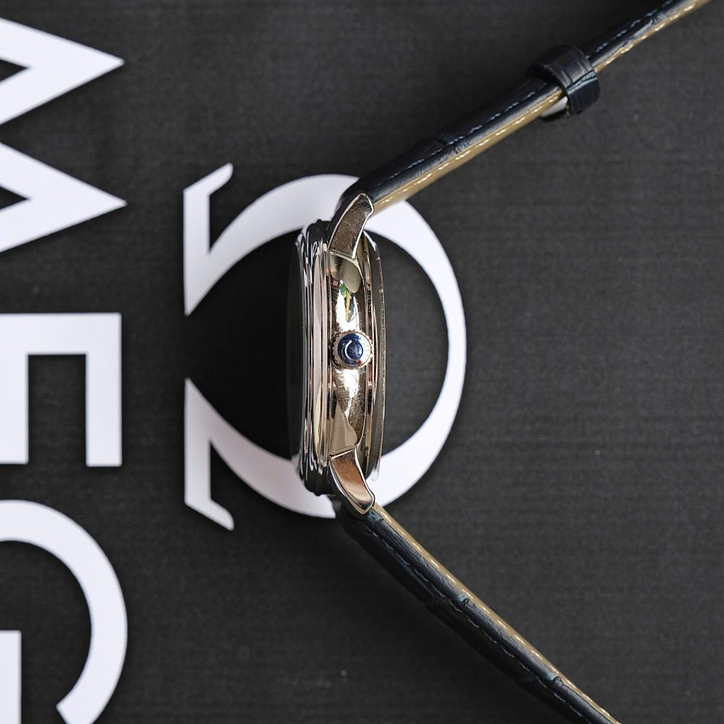 Đồng hồ Omega De Ville Co-Axial Chronometer Fake 11 nam màu xanh dương máy cơ Nhật 40mm (3)