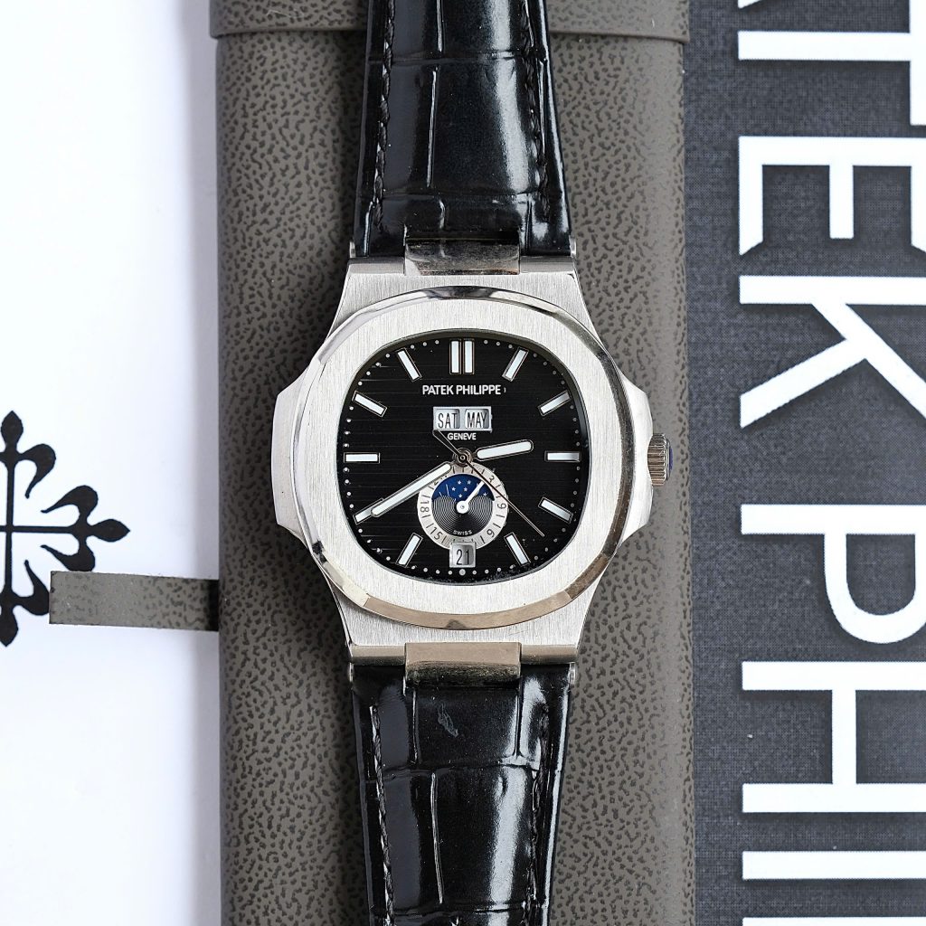 Đồng hồ Patek Philippe Nautilus 5726 Fake 11 mặt đen máy cơ Nhật 40mm (3)