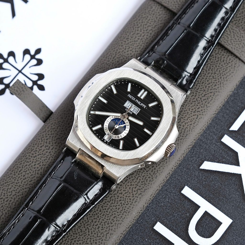 Đồng hồ Patek Philippe Nautilus 5726 Fake 11 mặt đen máy cơ Nhật 40mm (8)