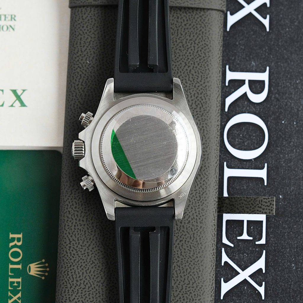 Đồng hồ Rolex Daytona Fake 11 nam mặt số khảm xà cừ dây cao su 40mm (1)