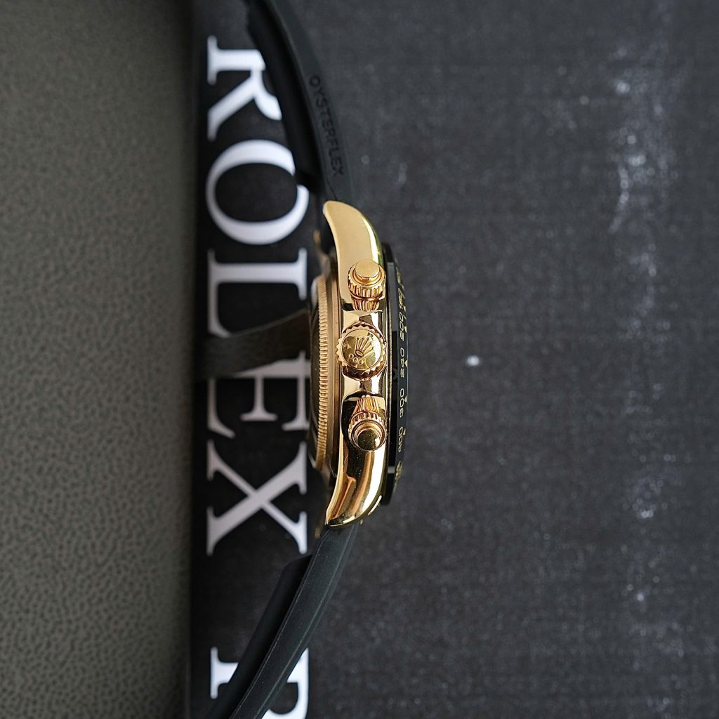 Đồng hồ Rolex Daytona nam mặt đen máy cơ Nhật Fake cao cấp 40mm (1)