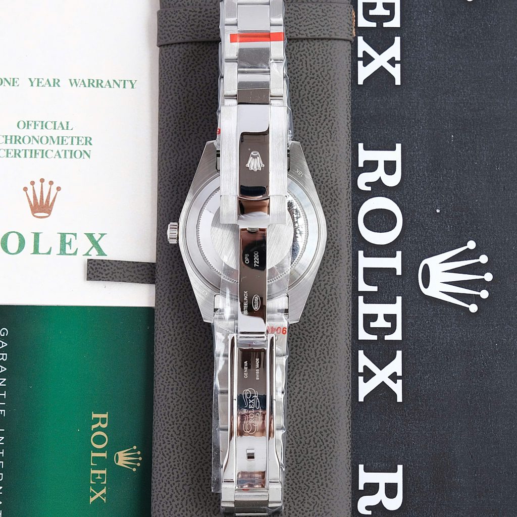 Đồng hồ Rolex Explorer Fake 11 nam mặt đen máy cơ Nhật 40mm (2)
