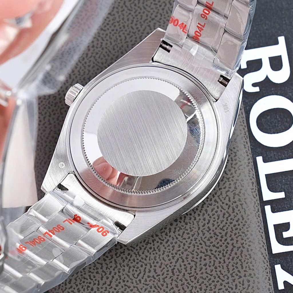 Đồng hồ Rolex Milgauss nam Fake máy Nhật mặt đen dây kim loại 40mm (1)