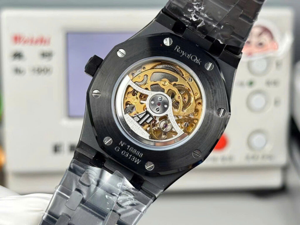 Đồng hồ Audemars Piguet Royal Oak 15416 Replica 11 mặt lộ cơ màu vàng ...