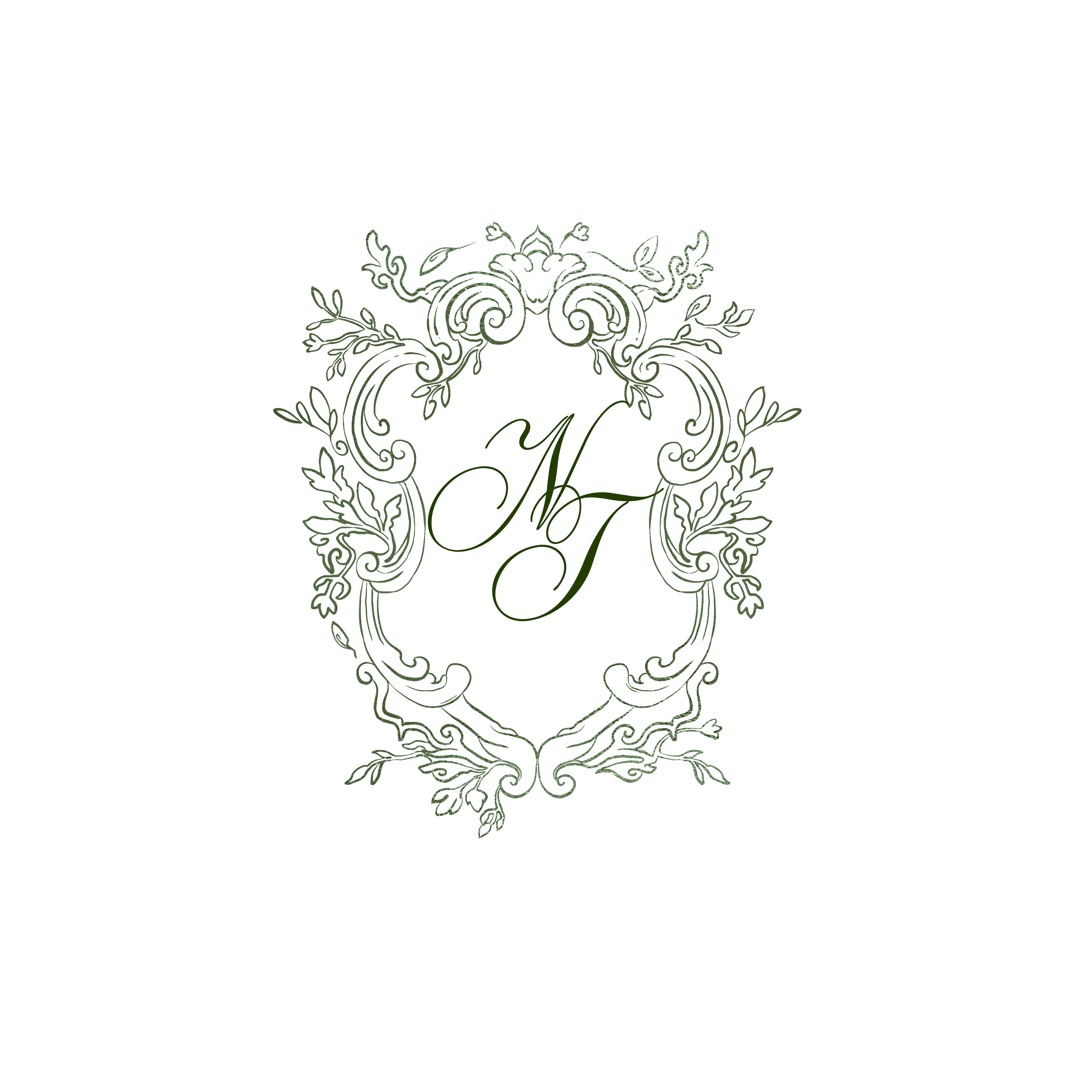 Wedding logo nhà gái