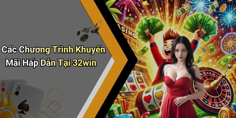 Các Chương Trình Khuyến Mãi Hấp Dẫn Tại 32win