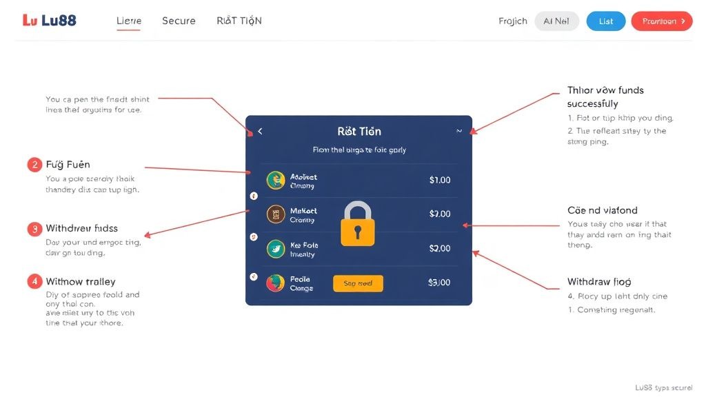 Rút Tiền Lu88 - Hướng Dẫn Chi Tiết Từ A đến Z Để Giao Dịch Thuận Lợi và An Toàn