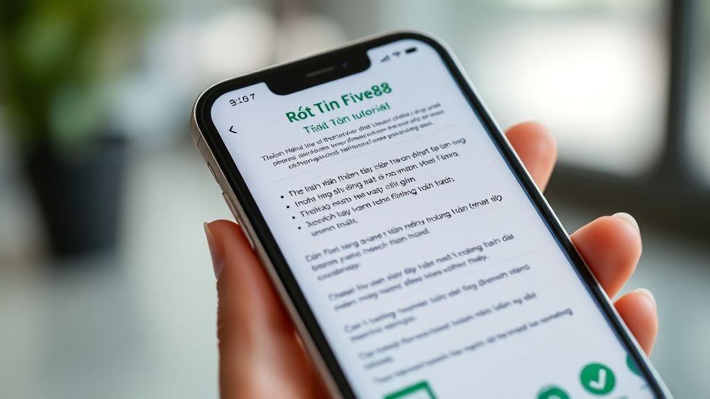 Rút Tiền Five88 - Hướng Dẫn Chi Tiết Để Người Mới Bắt Đầu Đạt Hiệu Quả Cao Nhất