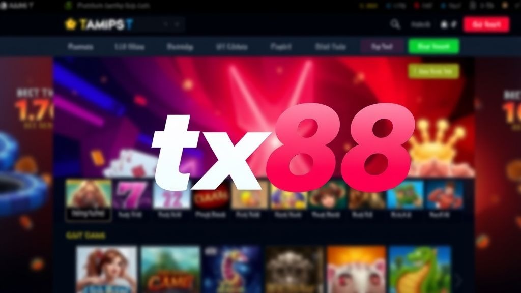 Giới thiệu tx88 - Cổng game trực tuyến hàng đầu đáng để thử trải nghiệm