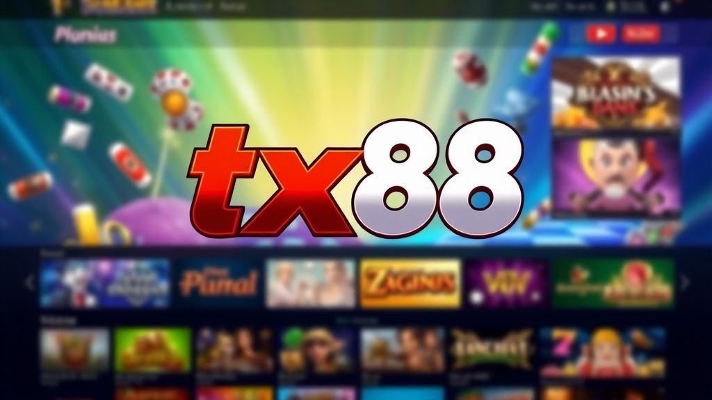 Giới thiệu tx88 - Cổng game trực tuyến hàng đầu đáng để thử trải nghiệm