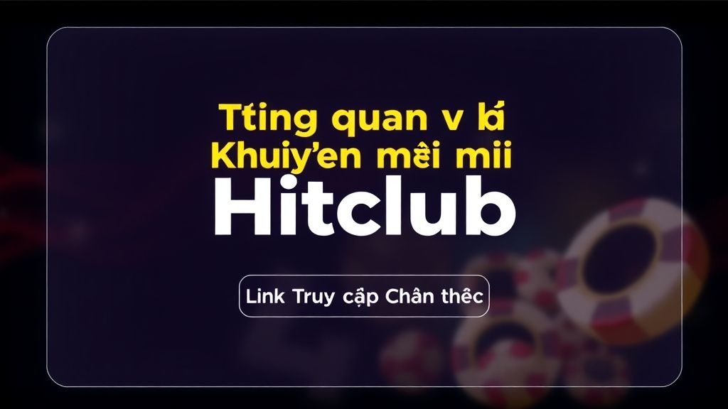 Khám phá Ưu Đãi Hấp Dẫn - Khuyến mãi Hitclub Một Lượt Không Thể Bỏ Qua!