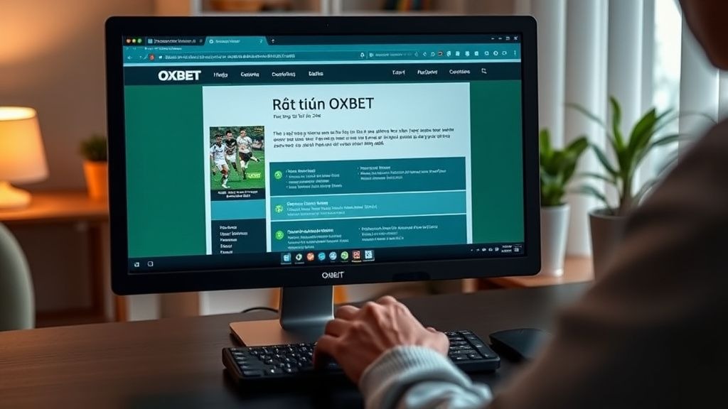 Rút tiền OXBET - Hướng dẫn chi tiết giúp bạn dễ dàng rút tiền thành công từ oxbet3.net