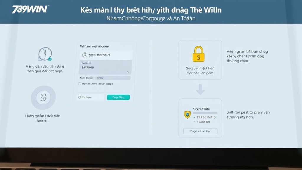 Rút tiền 789WIN - Hướng Dẫn Chi Tiết Để Giao Dịch Thoải Mái Nhất