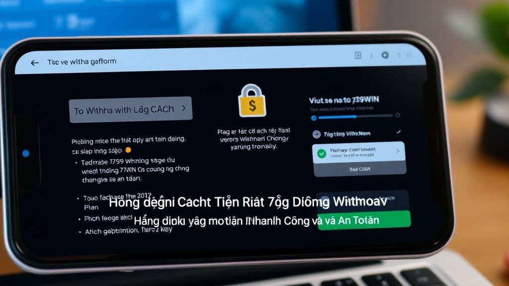 Rút tiền 789WIN - Hướng Dẫn Chi Tiết Để Giao Dịch Thoải Mái Nhất