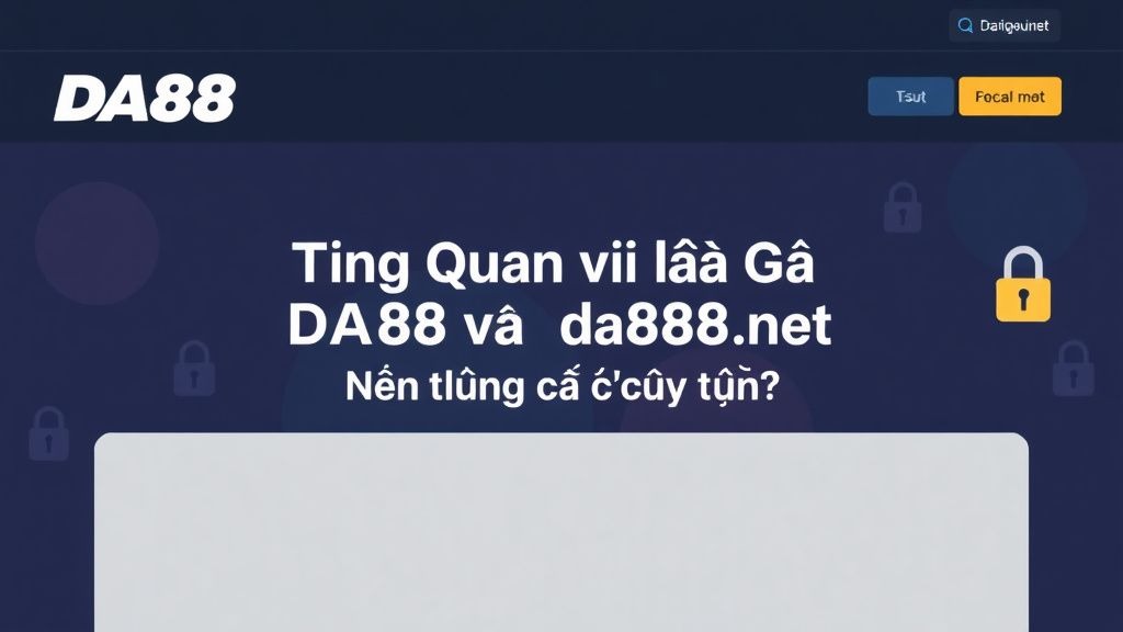 Đá Gà DA88 - Nền Tảng Cá Cược Uy Tín Và Những Bí Quyết Chinh Phục Thị Trường