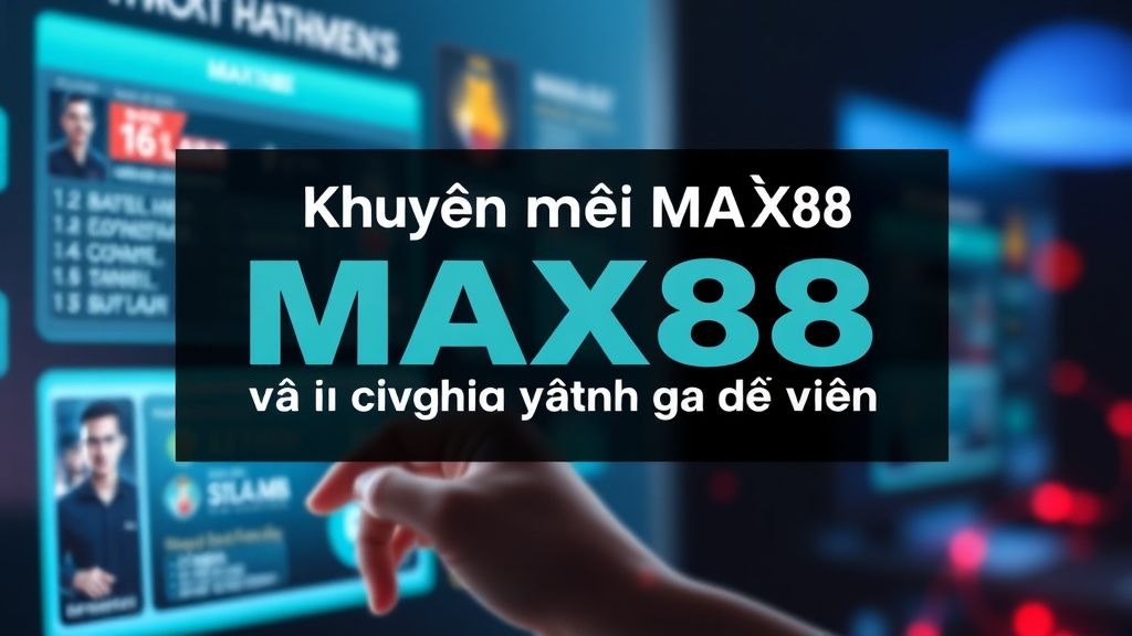 Khuyến mãi MAX88 - Cơ Hội Vàng Để Thắng Lớn Với Ưu Đãi Hấp Dẫn