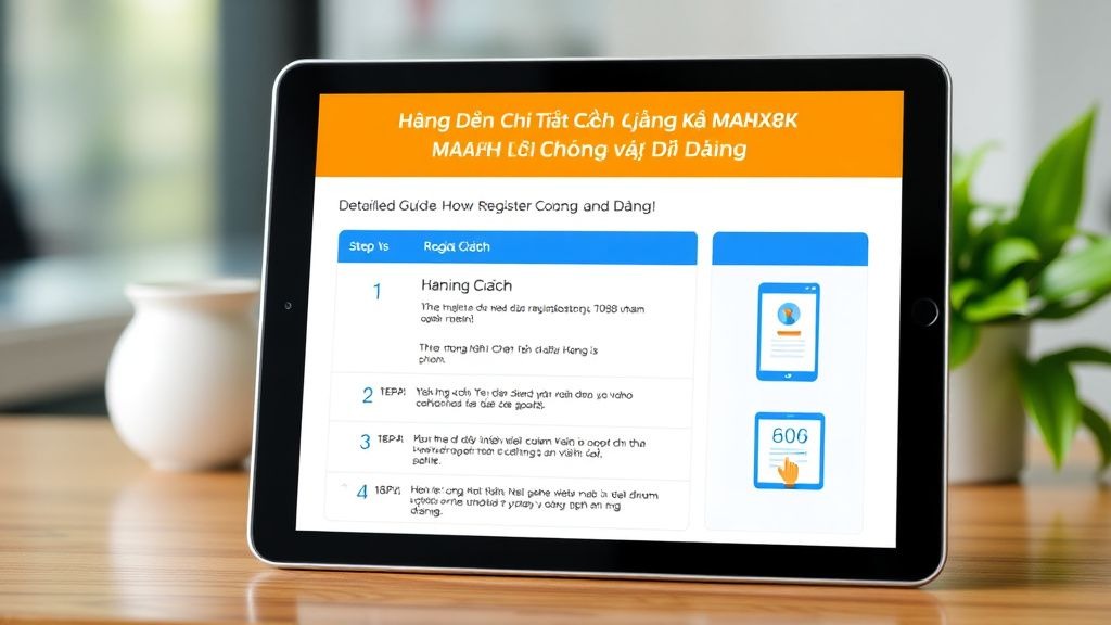Đăng ký MAX88 - Cách Tham Gia Dễ Dàng, Nhanh Chóng và An Toàn Nhất Hiện Nay