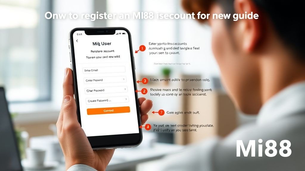 Đăng ký MI88 - Hành trình khám phá nền tảng cá cược đỉnh cao và dễ dàng với hướng dẫn chi tiết