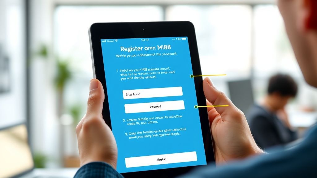 Đăng ký MI88 - Hành trình khám phá nền tảng cá cược đỉnh cao và dễ dàng với hướng dẫn chi tiết