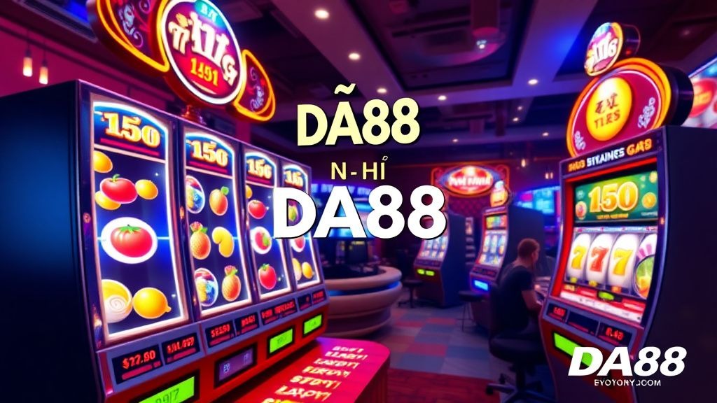 Nổ Hũ DA88 - Trải Nghiệm Đỉnh Cao Cùng Nền Tảng Casino Trực Tuyến Sôi Động