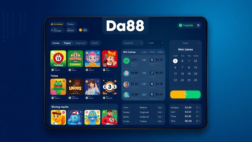 Khám Phá Xổ số Da88 - Nền Tảng Game Bỗng Nổi Tiếng Trong Thị Trường Việt Nam