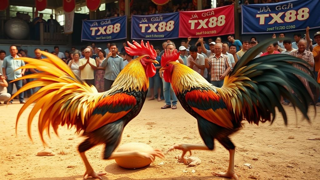 Đá Gà TX88 – Trò Chơi Thú Vị Mang Đến Niềm Vui Mới Trong Giải Trí Đá Gà Trực Tuyến