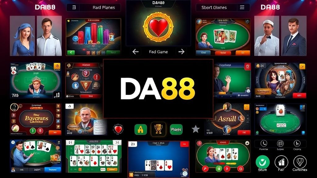 Game bài da88 - Khám phá nền tảng game bài trực tuyến uy tín hàng đầu hiện nay