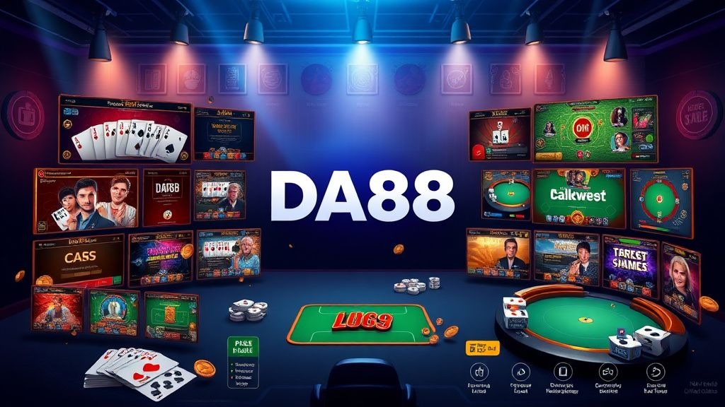 Game bài da88 - Khám phá nền tảng game bài trực tuyến uy tín hàng đầu hiện nay