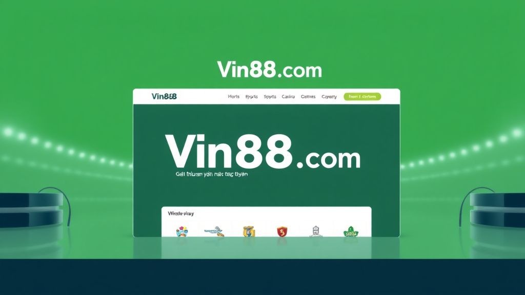 Vin88.com - Nền Tảng Cá Cược Trực Tuyến Đẳng Cấp và Đáng Tin Cậy Cho Người Việt