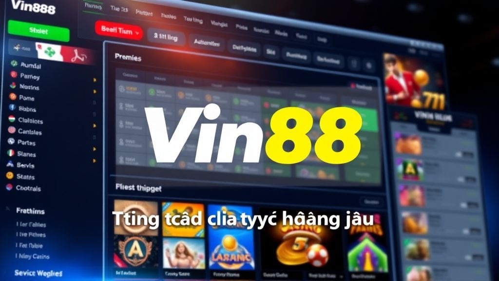 Vin88 - Nền Tảng Cá Cược Trực Tuyến Hàng Đầu Đang Gây Sốt Trong Giới Thầu Cầu Việt