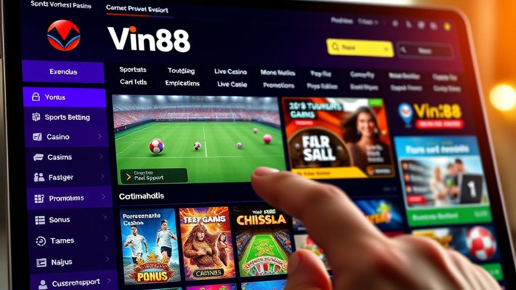 Khám Phá Vin88 - Nhà Cái Đẳng Cấp Với Nhiều Ưu Đãi Hấp Dẫn