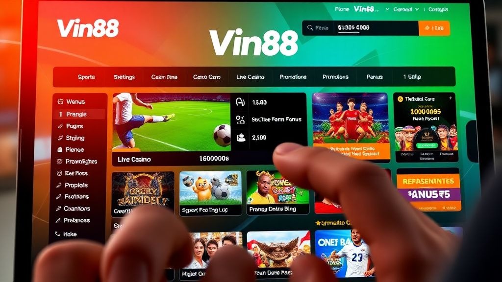 Khám Phá Vin88 - Nhà Cái Đẳng Cấp Với Nhiều Ưu Đãi Hấp Dẫn