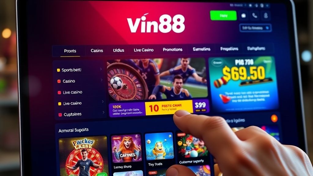 Khám Phá Vin88 - Nhà Cái Đẳng Cấp Với Nhiều Ưu Đãi Hấp Dẫn