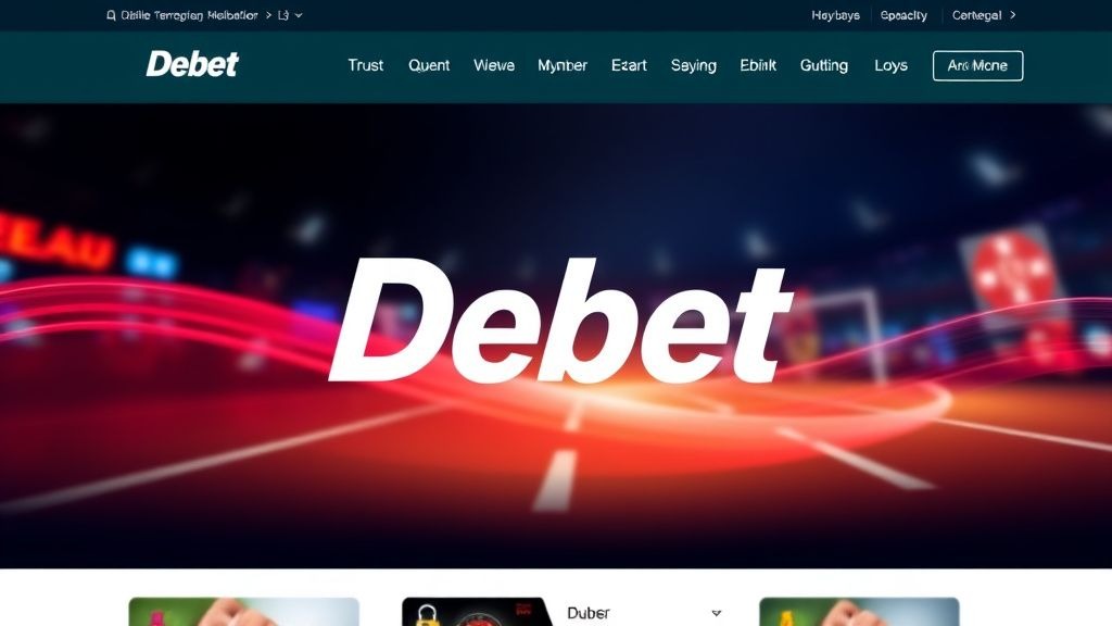 Debet - Nhà Cái Hàng Đầu Việt Nam Với Độ Uy Tín Vượt Trội & Các Sản Phẩm Cá Cược Đa Dạng