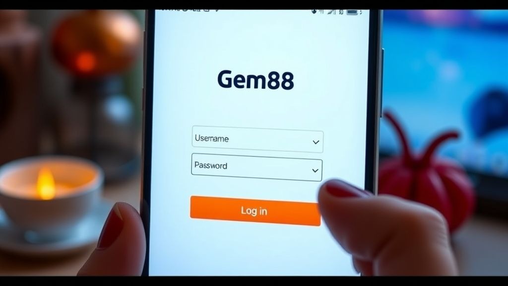 Đăng nhập Gem88 - Cẩm nang hoàn chỉnh để trải nghiệm game trực tuyến thịnh hành nhất hiện nay