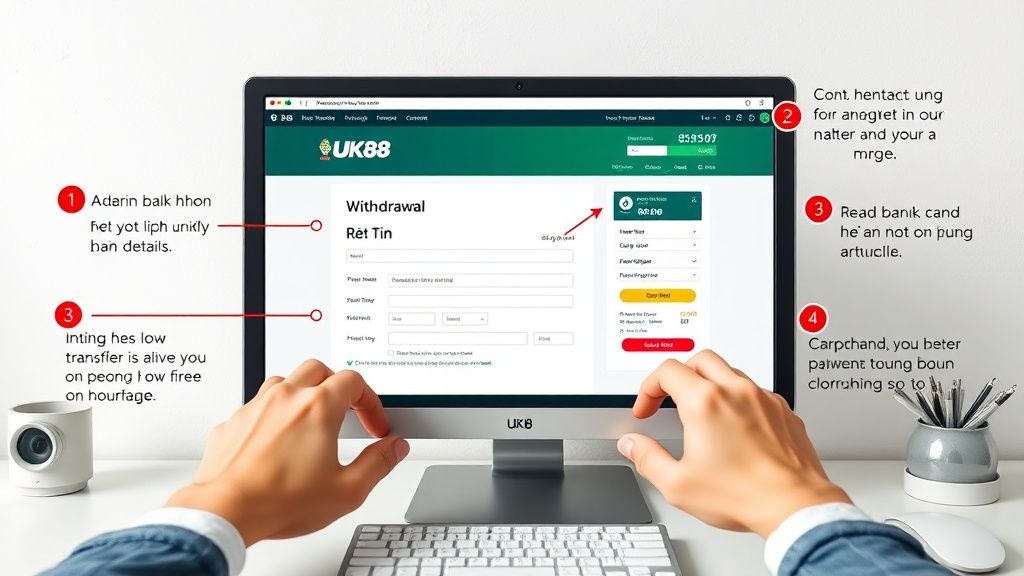 Rút Tiền UK88 – Hướng Dẫn Chi Tiết Để Nhận Tiền Nhanh Chóng Và An Toàn Nhất