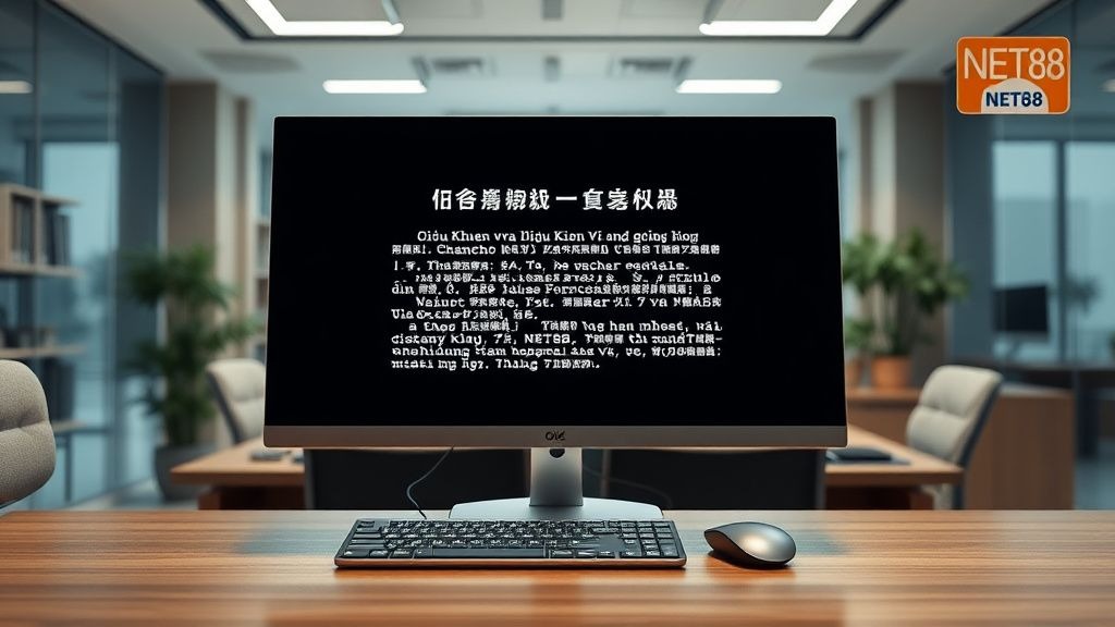 Điều khoản điều kiện NET88 - Hướng dẫn toàn diện để hiểu rõ hơn về nền tảng giải trí an toàn và đáng tin cậy