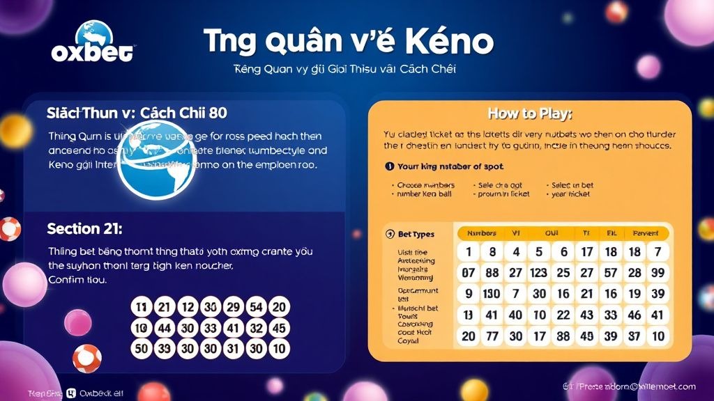 Keno Oxbet - Khám Phá Trò Chơi Đẳng Cấp Đầy Hấp Dẫn Tại Địa Chỉ Uy Tín