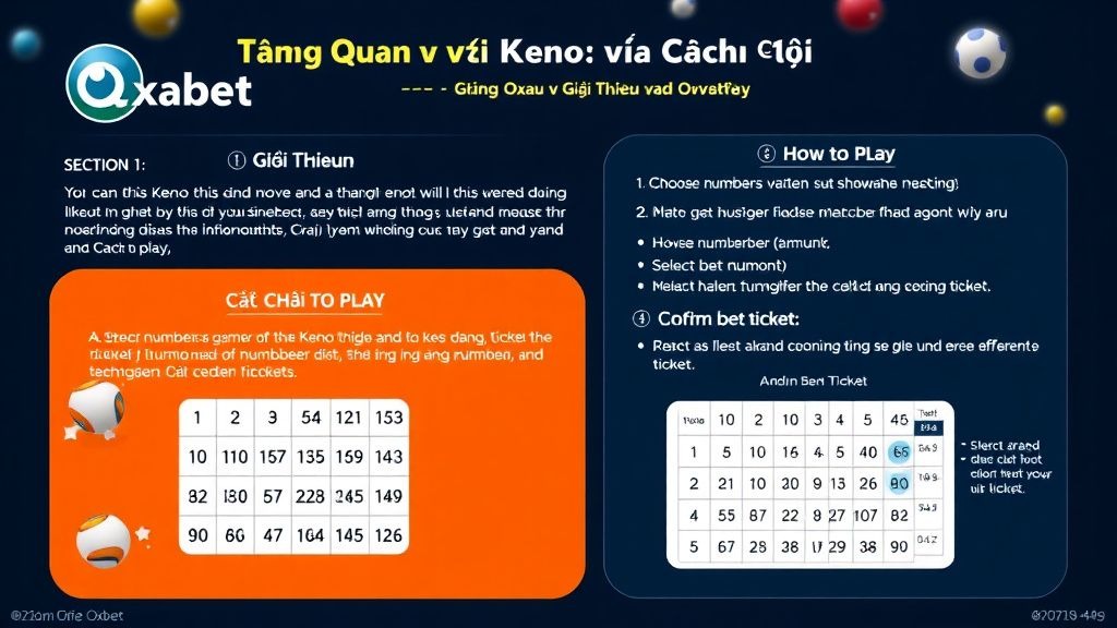 Keno Oxbet - Khám Phá Trò Chơi Đẳng Cấp Đầy Hấp Dẫn Tại Địa Chỉ Uy Tín