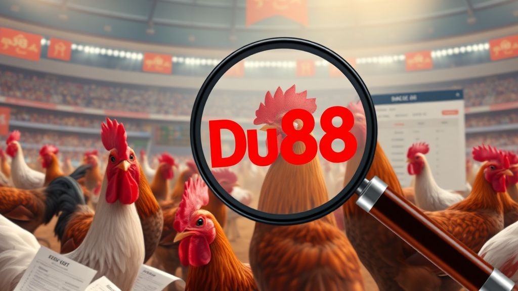 Đá gà Du88 - Hướng Dẫn Toàn Diện Về Nền Tảng Thể Thao Đá Gà Trực Tuyến Đáng Tin Cậy Và An Toàn